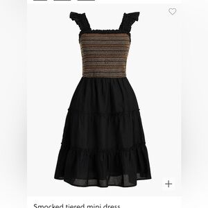 JCrew Factory Smocked Tiered Dress - Large - Brand New
